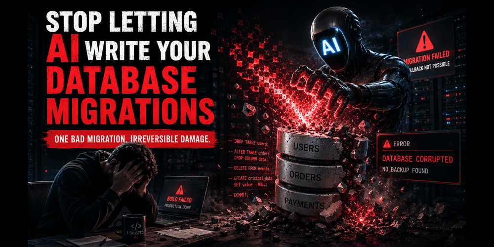 Stop Letting AI Write Your Database Migrations
