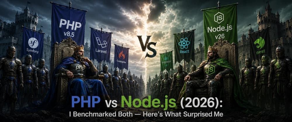 PHP vs Node.js (2026): I Benchmarked Both — Here's What Surprised Me