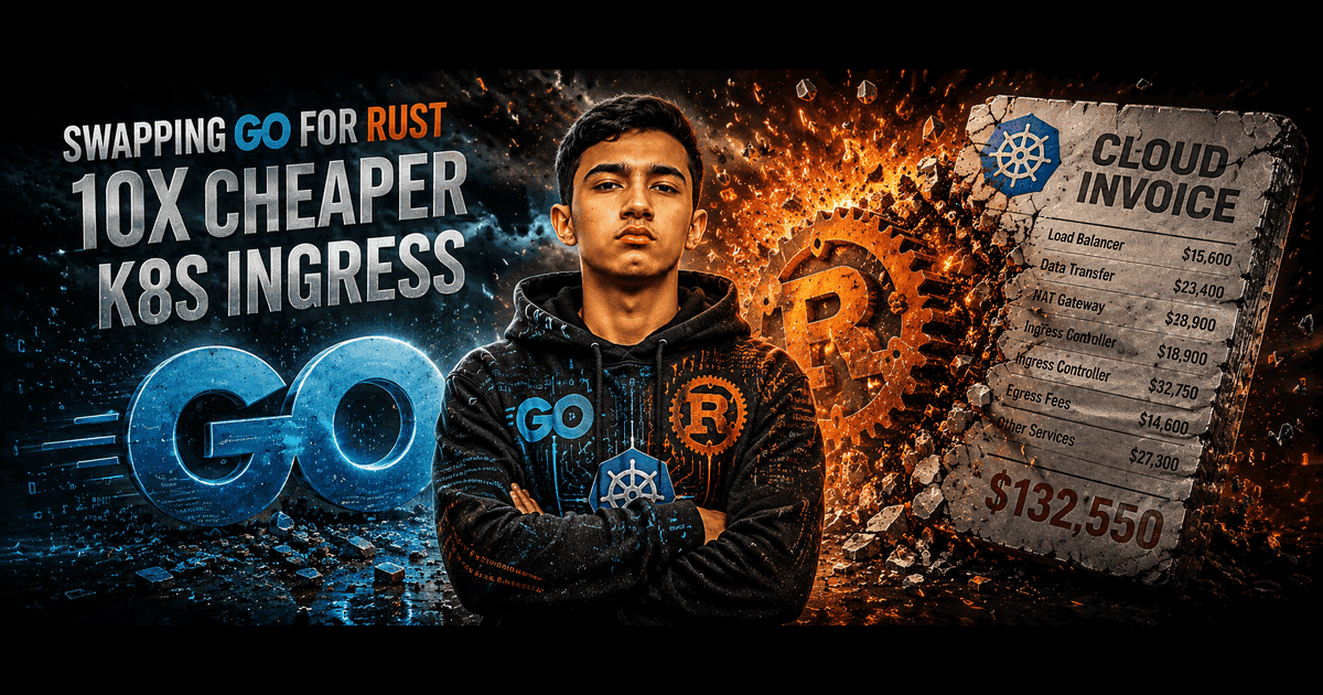 Swapping Go for Rust: 10x Cheaper K8s Ingress